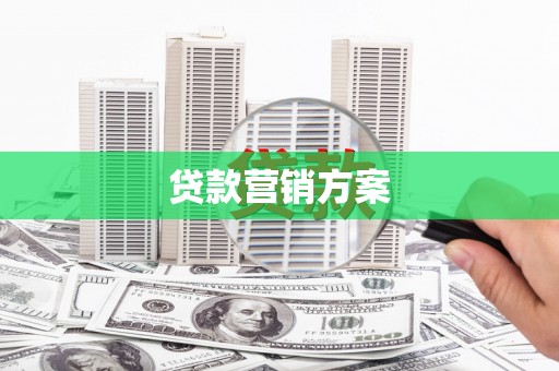 武隆贷款营销方案